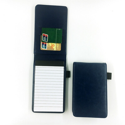 Multifuncțional din piele PU Buzunar pentru caiet mici A7 Planificator Note zilnice Mini Note Book Rezerve stilouri Business Office Work Notepad