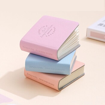 3 τμχ Cute Mini Paintbook Portable Cardboard Markbook Portable Pocket Book Compact Hand Ledger