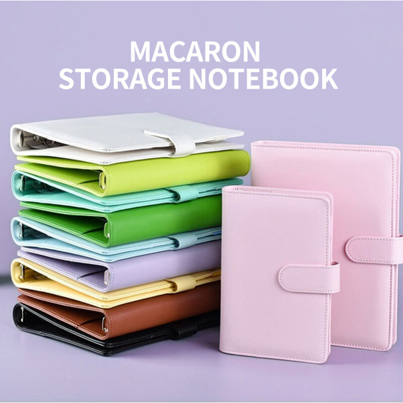 A5/A6 Budget Binder Planer Omot za bilježnicu PU Priručnik s nevezanim listovima Registrator sa 6 rupa Dnevni red Papirnati ovitak Školski pribor