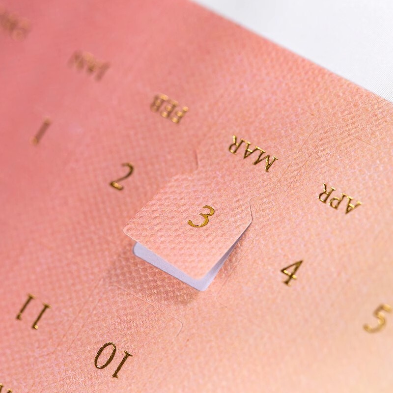 10 листа Градиентни цветове Стикери Kawaii Канцеларски материали Направи си сам Scrapbooking Ежедневен планер Индекс Етикети Стикери Сладки марки за класифициране