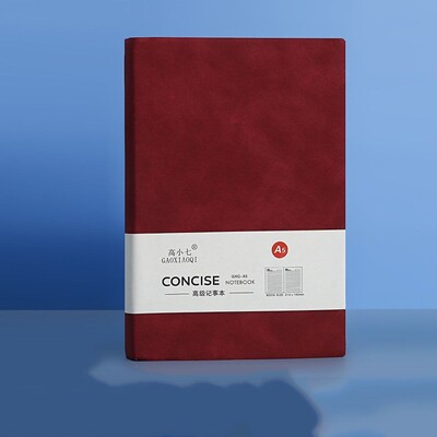 Тетрадки A6 и дневници Бележници Дневник Дневен ред 2024 Седмичен планер Хартия за писане Удебелена бизнес ретро тетрадка от овча кожа