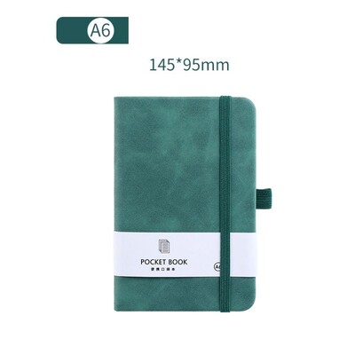Planificator de jurnal A6/A7 A6/A7 Bloc de note de buzunar cu bandă elastică Mini notebook portabil portabil, anti scurgeri de cerneală, luare de note