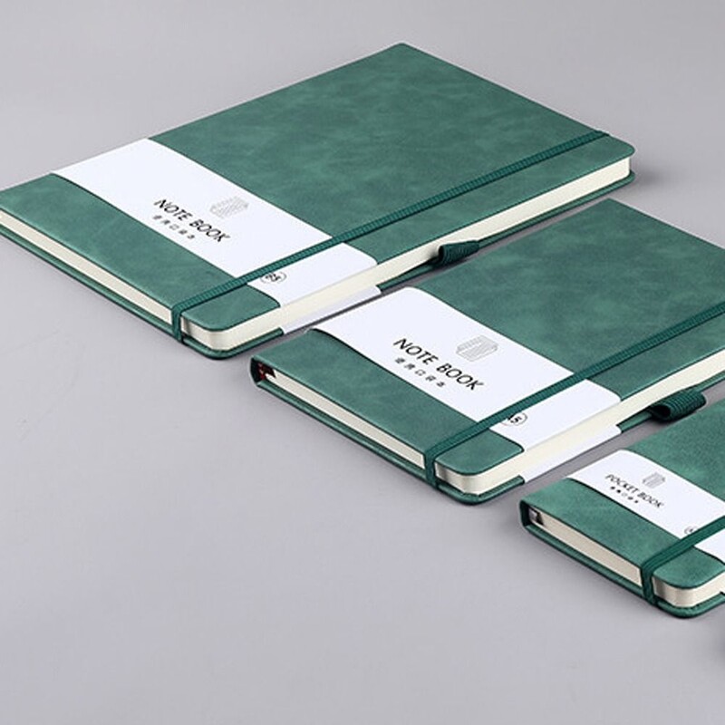 Planificator de jurnal A6/A7 A6/A7 Bloc de note de buzunar cu bandă elastică Mini notebook portabil portabil, anti scurgeri de cerneală, luare de note