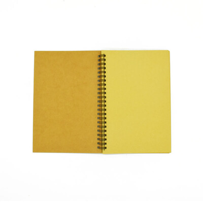 Caiet gol A5 A6 Caiet de schițe în spirală Caiet Graffiti Jurnal Rechizite școlare Jouranl 50 de coli Papetărie coreeană Kawaii