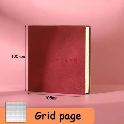 Kvadratinis sąsiuvinis ir žurnalas Mini bloknotas dienoraštis Dienotvarkės planuotojas su pamušalu / tinkleliu / tuščias rašomasis popierius, skirtas grįžti į mokyklą biuro reikmenims