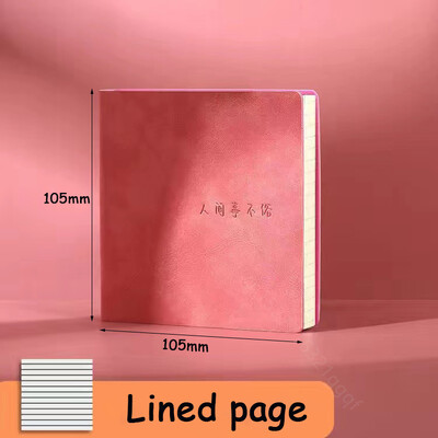 Kvadratinis sąsiuvinis ir žurnalas Mini bloknotas dienoraštis Dienotvarkės planuotojas su pamušalu / tinkleliu / tuščias rašomasis popierius, skirtas grįžti į mokyklą biuro reikmenims