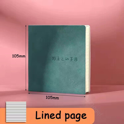 Kvadratinis sąsiuvinis ir žurnalas Mini bloknotas dienoraštis Dienotvarkės planuotojas su pamušalu / tinkleliu / tuščias rašomasis popierius, skirtas grįžti į mokyklą biuro reikmenims