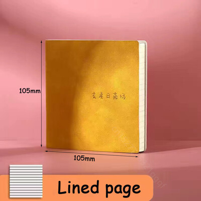 Kvadratinis sąsiuvinis ir žurnalas Mini bloknotas dienoraštis Dienotvarkės planuotojas su pamušalu / tinkleliu / tuščias rašomasis popierius, skirtas grįžti į mokyklą biuro reikmenims