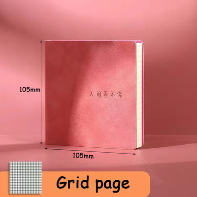 Kvadratinis sąsiuvinis ir žurnalas Mini bloknotas dienoraštis Dienotvarkės planuotojas su pamušalu / tinkleliu / tuščias rašomasis popierius, skirtas grįžti į mokyklą biuro reikmenims