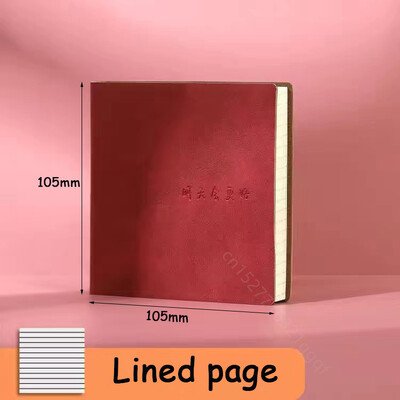 Kvadratinis sąsiuvinis ir žurnalas Mini bloknotas dienoraštis Dienotvarkės planuotojas su pamušalu / tinkleliu / tuščias rašomasis popierius, skirtas grįžti į mokyklą biuro reikmenims