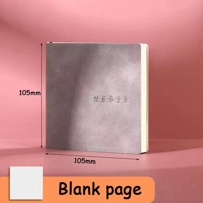 Kvadratinis sąsiuvinis ir žurnalas Mini bloknotas dienoraštis Dienotvarkės planuotojas su pamušalu / tinkleliu / tuščias rašomasis popierius, skirtas grįžti į mokyklą biuro reikmenims