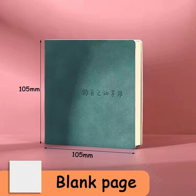 Kvadratinis sąsiuvinis ir žurnalas Mini bloknotas dienoraštis Dienotvarkės planuotojas su pamušalu / tinkleliu / tuščias rašomasis popierius, skirtas grįžti į mokyklą biuro reikmenims