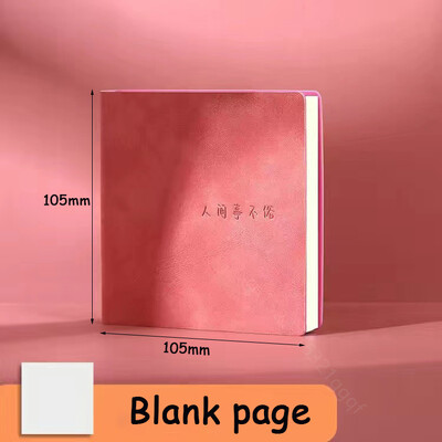 Kvadratinis sąsiuvinis ir žurnalas Mini bloknotas dienoraštis Dienotvarkės planuotojas su pamušalu / tinkleliu / tuščias rašomasis popierius, skirtas grįžti į mokyklą biuro reikmenims