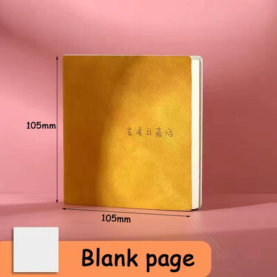 Kvadratinis sąsiuvinis ir žurnalas Mini bloknotas dienoraštis Dienotvarkės planuotojas su pamušalu / tinkleliu / tuščias rašomasis popierius, skirtas grįžti į mokyklą biuro reikmenims