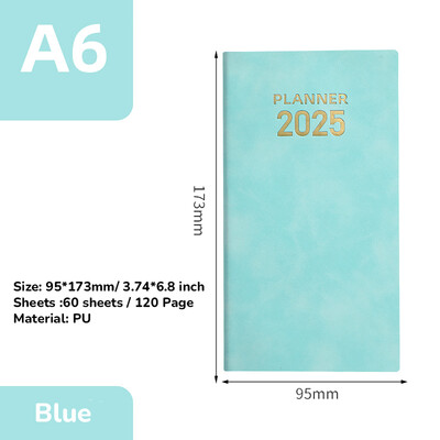 2025 m. A6 užrašų knygelė Užrašų knygelė Kasdienis savaitės darbotvarkės planuotojas Užrašų knygelės Raštinės reikmenys Biuro reikmenys