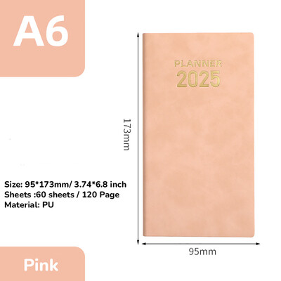 2025 m. A6 užrašų knygelė Užrašų knygelė Kasdienis savaitės darbotvarkės planuotojas Užrašų knygelės Raštinės reikmenys Biuro reikmenys