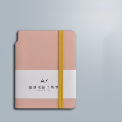 Bilježnica s 200 stranica A7 Prekrasna džepna mini prijenosna bilježnica Poslovna dopisnica Debeli ženski mali dnevnik za školu Tjednik