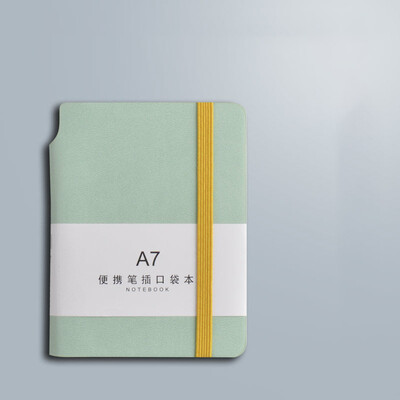 Bilježnica s 200 stranica A7 Prekrasna džepna mini prijenosna bilježnica Poslovna dopisnica Debeli ženski mali dnevnik za školu Tjednik