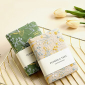 1 бр. A6 Неправилна тетрадка с бродерия на цветя Преносим наръчник Изключително дебел ученически дневник Обикновена тетрадка с висока стойност за ученици