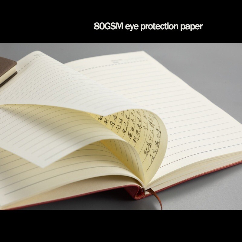 Nou Notebook A5/A6 Business Sheepin Blocnotes cu căptușire Daily Office Notebook Jurnal Papetarie 160 pagini/240 pagini