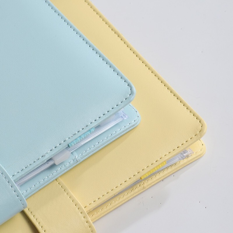 Dosar A5 din piele Pu Buget Cash Loose Leaf Cu Opt Accesorii Pentru Depozitarea Billelor Fondului Organizatorului