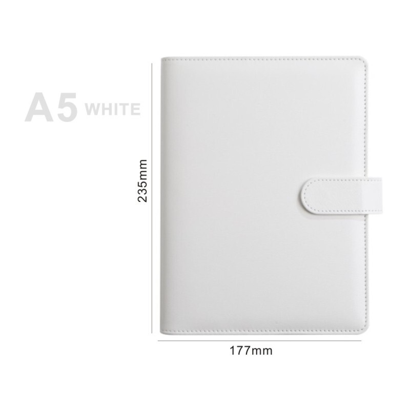 Dosar A5 din piele Pu Buget Cash Loose Leaf Cu Opt Accesorii Pentru Depozitarea Billelor Fondului Organizatorului