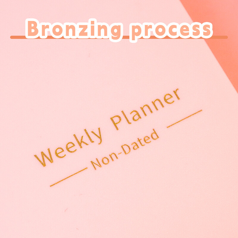 A5 2023 Planner Spiraalmärkmik 52 nädalat Igapäevane nädalakava Õpilaste ajakava Kirjatarbed Kontoritarbed