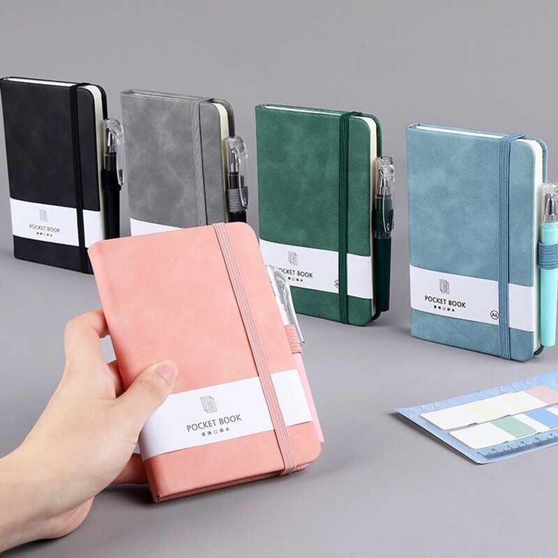 Mini agenda A5/A6/A7 Caiet portabil Bloc de note de buzunar creativ Jurnal cu liste de făcut Planificator săptămânal Papetărie de birou și școală