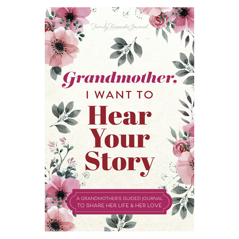 Senelis/močiutė Noriu išgirsti tavo pasakojimą Žurnalas su vadovu Daugiafunkcis žurnalo knyga Nešiojamas sąsiuvinis mokyklos dovana tėvams