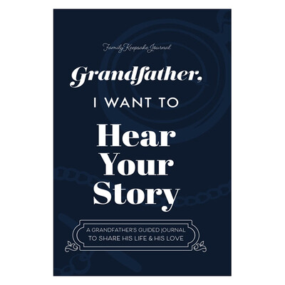 Djed/baka Želim čuti tvoju priču Vođeni časopis Višenamjenski dnevnik Prenosna bilježnica Poklon za roditelje