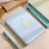 Януари 2025 г. до декември 2025 г. Тетрадка за планиране A5 Дневен ред Испански вътрешен 80GSM Месечно/седмично/ежедневно Ученически пособия Канцеларски материали