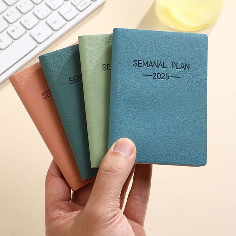 2025 A7 španjolska knjiga rasporeda Morandi bilježnica u boji Dnevni tjedni mjesečni planer Bilježnica Popis obaveza Bilježnica s kalendarom