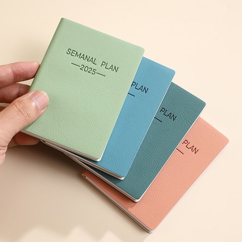 2025 A7 španjolska knjiga rasporeda Morandi bilježnica u boji Dnevni tjedni mjesečni planer Bilježnica Popis obaveza Bilježnica s kalendarom