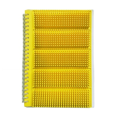 Creative A5 Rainbow Silicone Notebook Soft Cover Colorful Decompression Notebook Fidget Toys Kids Gift Coil Notepad Students