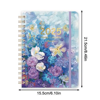 1PC 2025 Planner Notebooks Μήνας Εβδομαδιαίο Πρόγραμμα Σημειωματάριου Πρόγραμμα Ημερολογίου Εφημερίδα Σχολικά προμήθειες γραφείου Χαρτικά