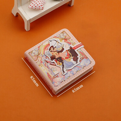 (12 žvaigždynų serija) Gražios užrašų knygelės spalvoto puslapio iliustracija Minkšta oda su magnetine sagtimi studento dienoraštis kietu viršeliu