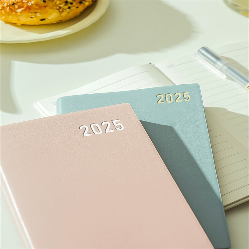 Caiet de planificare 2025 A6 365 de zile Calendar Agenda Planificator Jurnal Bloc de note Obiective săptămânale Obiceiuri Înapoi la școală Programe de papetărie