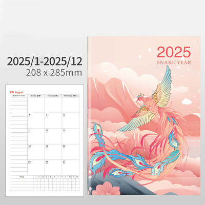 Egyszerű tervező Jegyzetfüzet Naptár Napirendtervező A4-es Napló Jegyzettömb Heti ütemterv Cél Szokáskövető Kawaii Hatékonysági Jegyzettömb