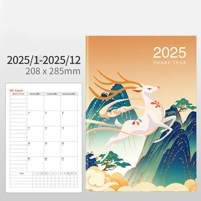 Egyszerű tervező Jegyzetfüzet Naptár Napirendtervező A4-es Napló Jegyzettömb Heti ütemterv Cél Szokáskövető Kawaii Hatékonysági Jegyzettömb