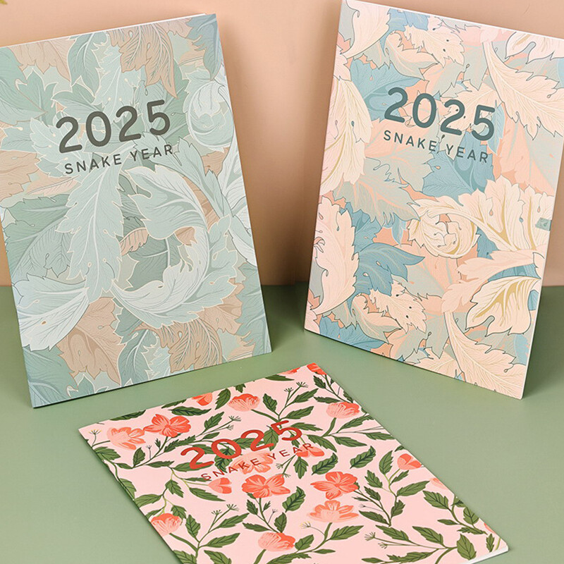 Прост планировъчен бележник Календар Планиращ дневен ред A4 Дневник Бележник Седмични графици Цел Проследяване на навици Kawaii Ефективност Бележник