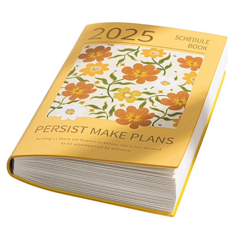 A5 2025 Schedule Planner Notebook 12 Months INS Дневник Блокчета за писане Водене на бележки Дневник Бележник График Журнал Офис консумативи