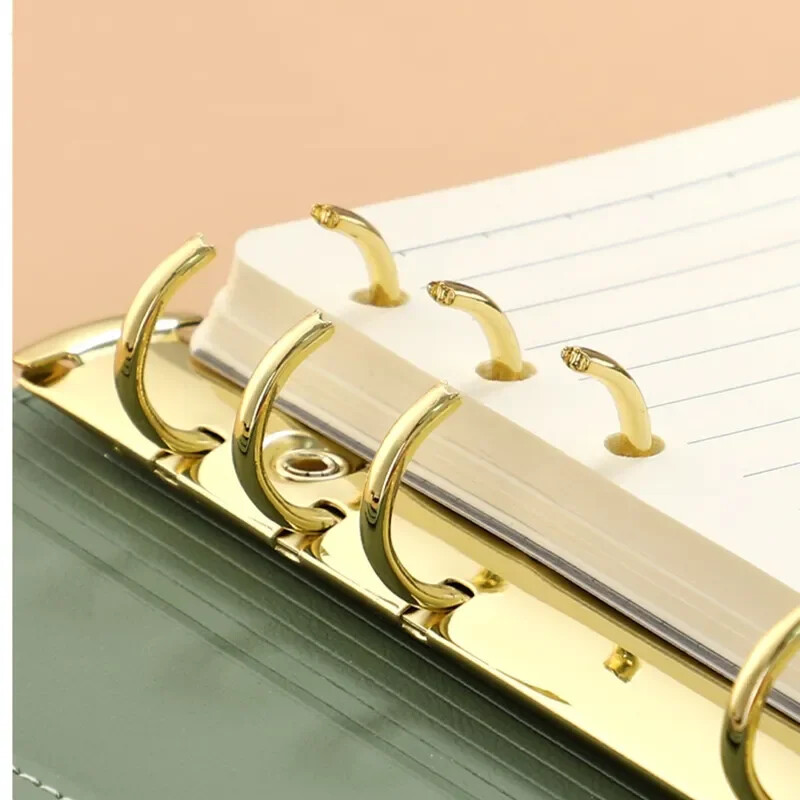 Pakartotinai užpildomas užrašų knygelės žurnalo bloknotas A5 segtuvas 6 žiedinis segtuvas Vintage Premium PU odos klasikinis kelionių žurnalo dienoraščio užrašų knygelė