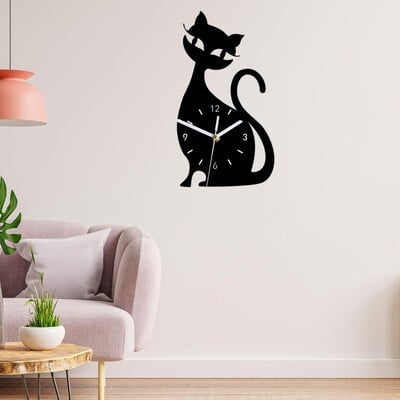 Ceas de perete Art Funny Home Decor Ceas Silențios pentru Dormitor Sufragerie Bucătărie