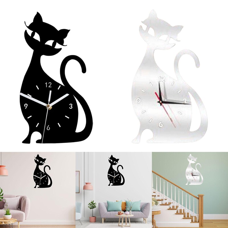 Ceas de perete Art Funny Home Decor Ceas Silențios pentru Dormitor Sufragerie Bucătărie