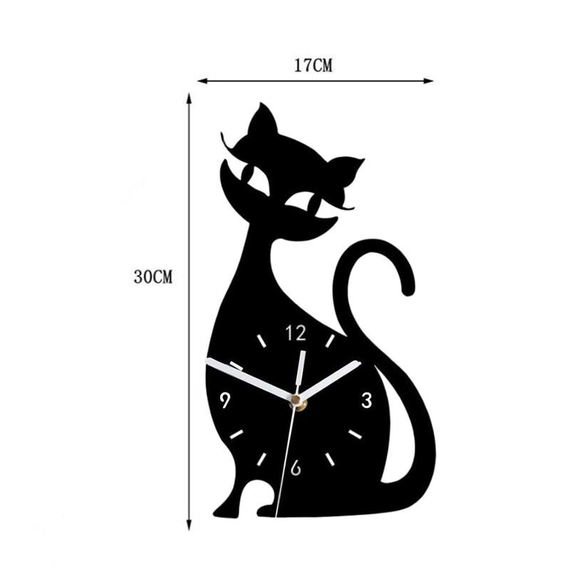 Ceas de perete Art Funny Home Decor Ceas Silențios pentru Dormitor Sufragerie Bucătărie