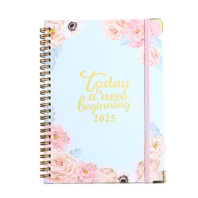 Caiet de planificare portabil 2025 Caiet durabil de planificare zilnică, săptămânală, calendar compact, blocnotes, agendă de la biroul școlii