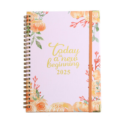 Caiet de planificare portabil 2025 Caiet durabil de planificare zilnică, săptămânală, calendar compact, blocnotes, agendă de la biroul școlii