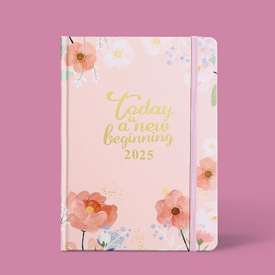 Caiet de planificare portabil 2025 Caiet durabil de planificare zilnică, săptămânală, calendar compact, blocnotes, agendă de la biroul școlii