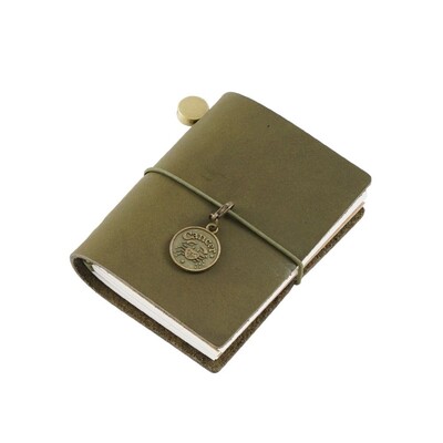 Lehmanahast kaane joonistamine Sketchbook Kaasaskantav kirjutamine Nahast reisija märkmik DIY Käsitsi valmistatud päevik märkmiku Käsikonto