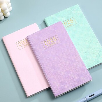 Laser Agenda Escolar 2025 English Schule Note Books To Do List English A6 Pocket Planner Time Organizer Σημειώσεις